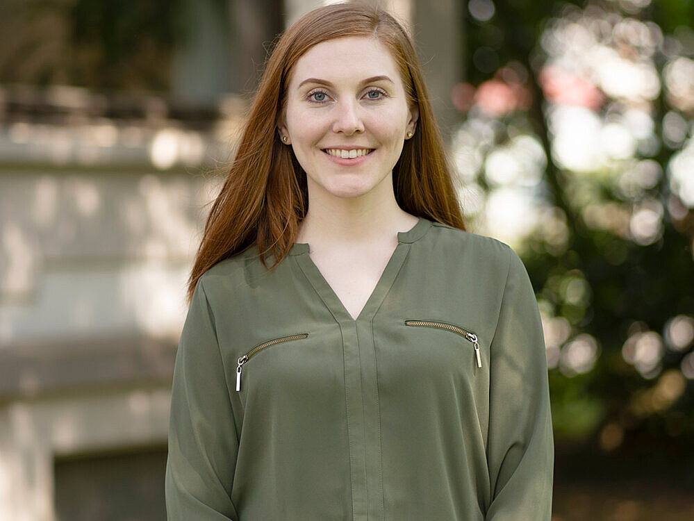 Porträt von Ramona Hauger, Präventionsfachkraft der Villa Schöpflin