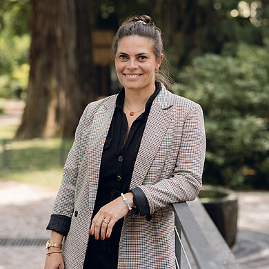 Porträtfoto von Marie Pottstock, Präventionsfachkraft der Villa Schöpflin