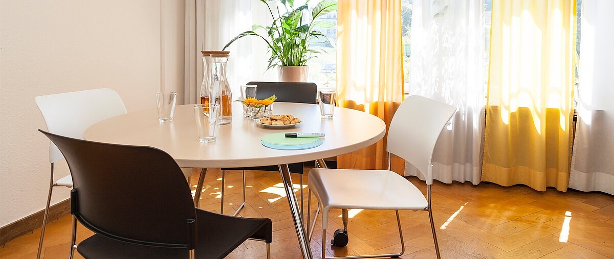 Beratungsraum der Villa Schöpflin in Lörrach