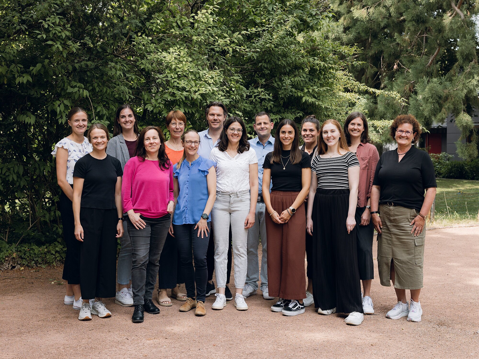 Teamfoto der Mitarbeitenden der Villa Schöpflin