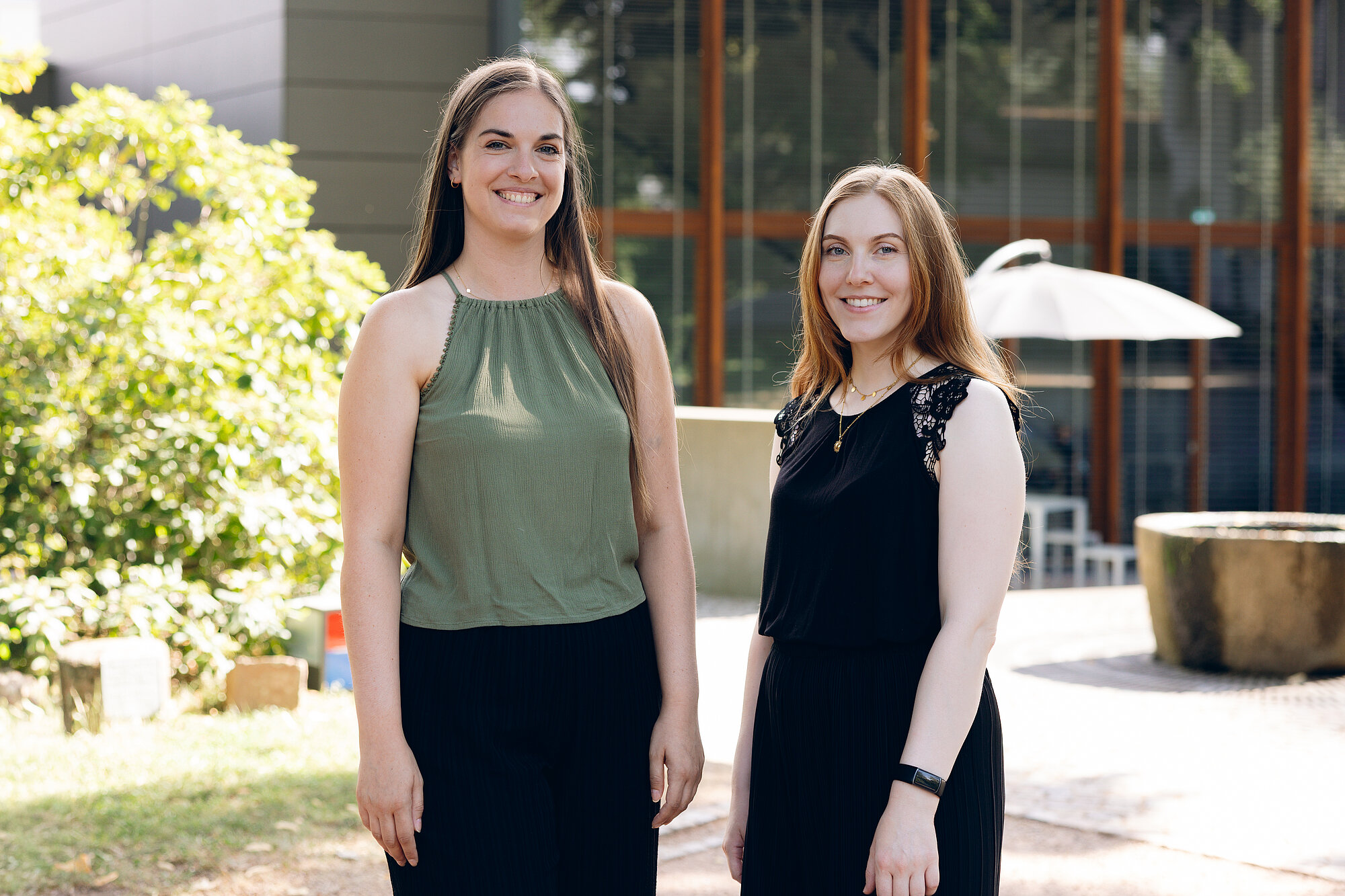 Das "Tom & Lisa" Team der Villa Schöpflin. V. l. Anna Lauer und Ramona Hauger