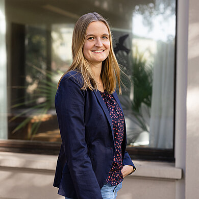 Porträtfoto von Franziska Ruch, Präventionsfachkraft der Villa Schöpflin