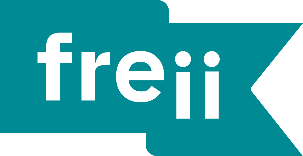 Logo des Präventionsprogramms "freii" der Villa Schöpflin